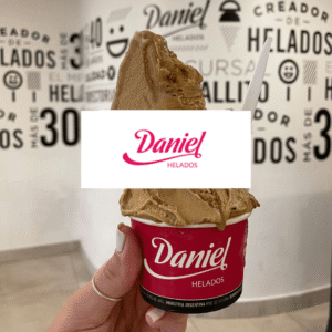 Helados Daniel<br/>1/4 Gratis con tu compra 1K