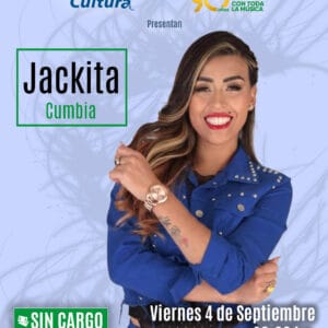 Jackita<br/>Cumbia | Viernes 4/9 20.30hs